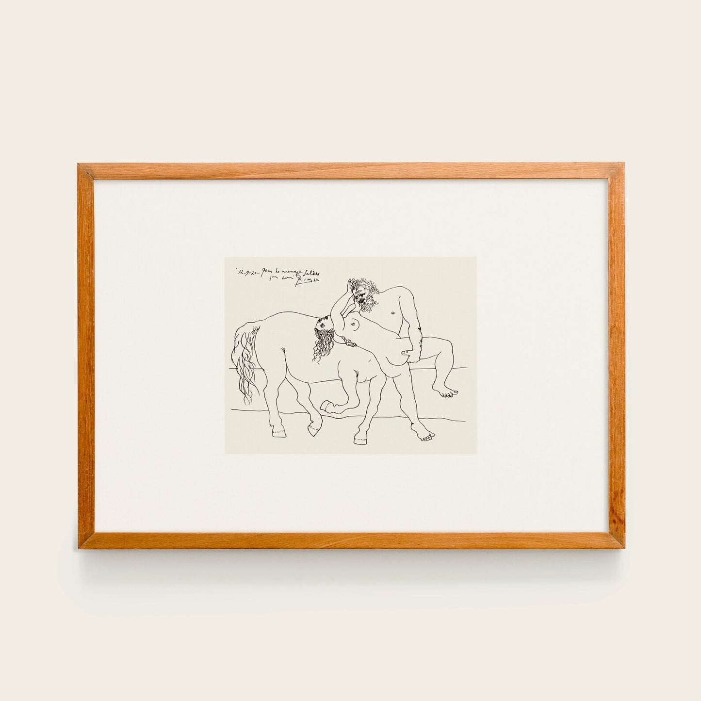 Pablo Picasso, Zentaur und Frau, 1930