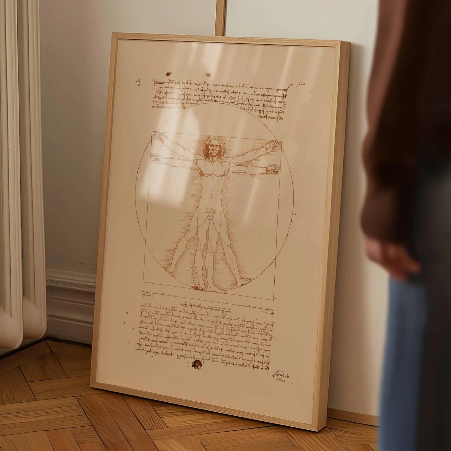 Leonardo da Vinci, Vitruvian Man (Vitruve Luc Viatour), 1492