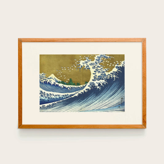 Katsushika Hokusai, A Colored Version of the Big Wave, 1760