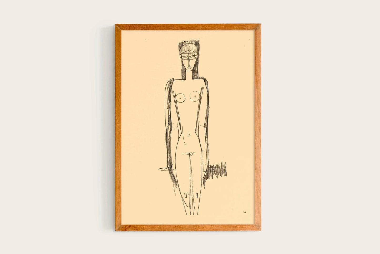 Amedeo Modigliani, Standing Nude; Nu debout, 1911