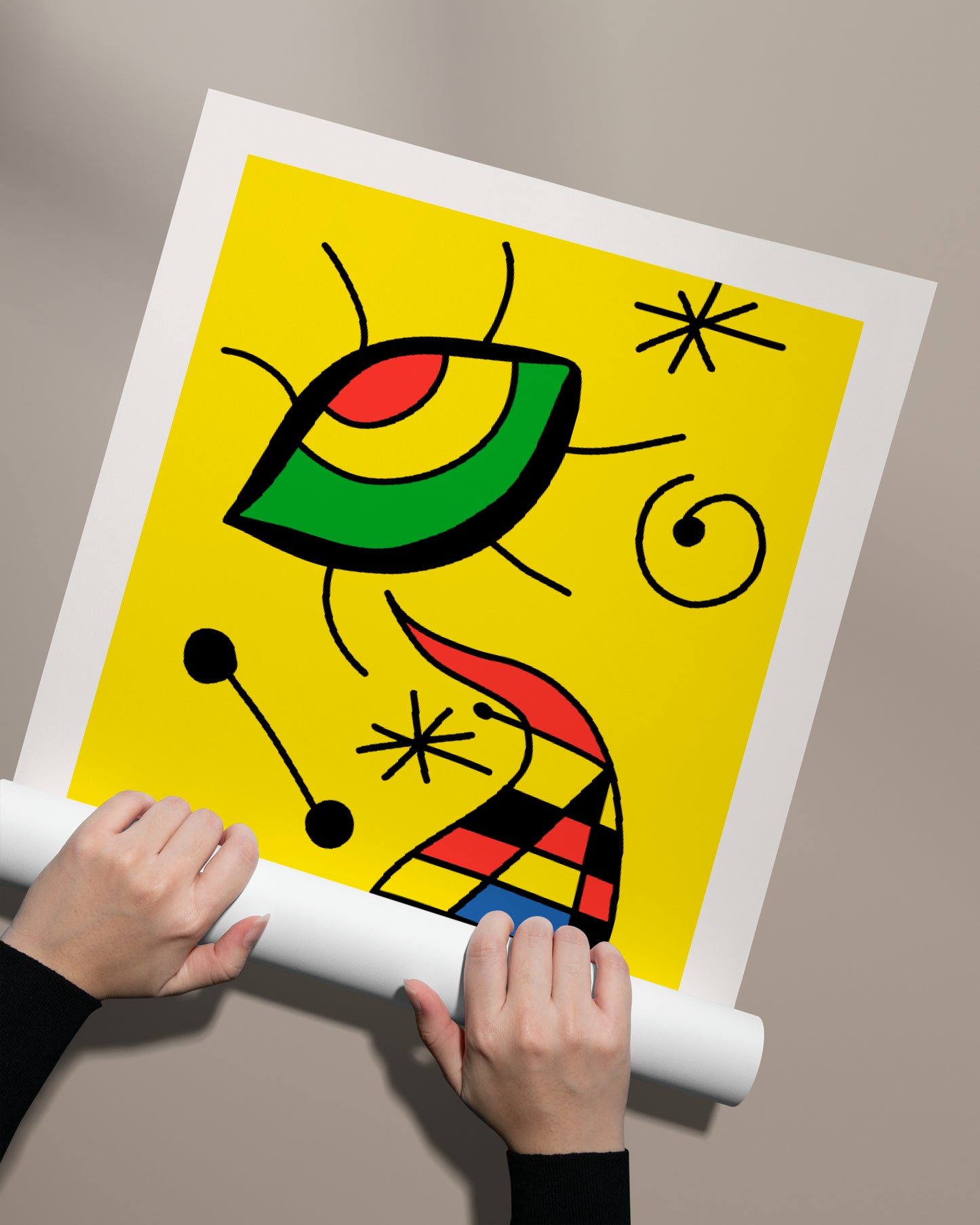 Exposição de Arte Joan Miró Minimalista VII