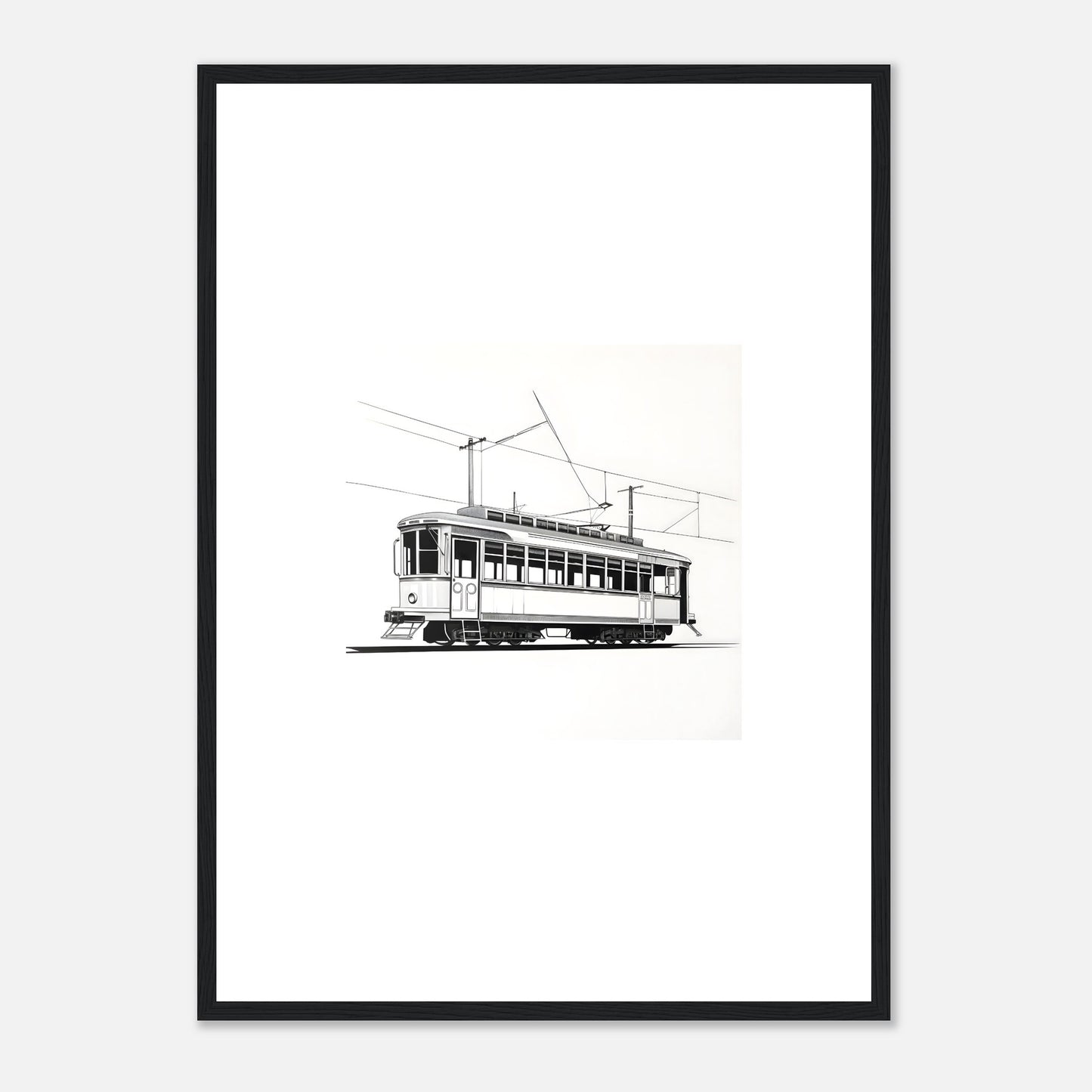 European Tram Detailed Drawing II