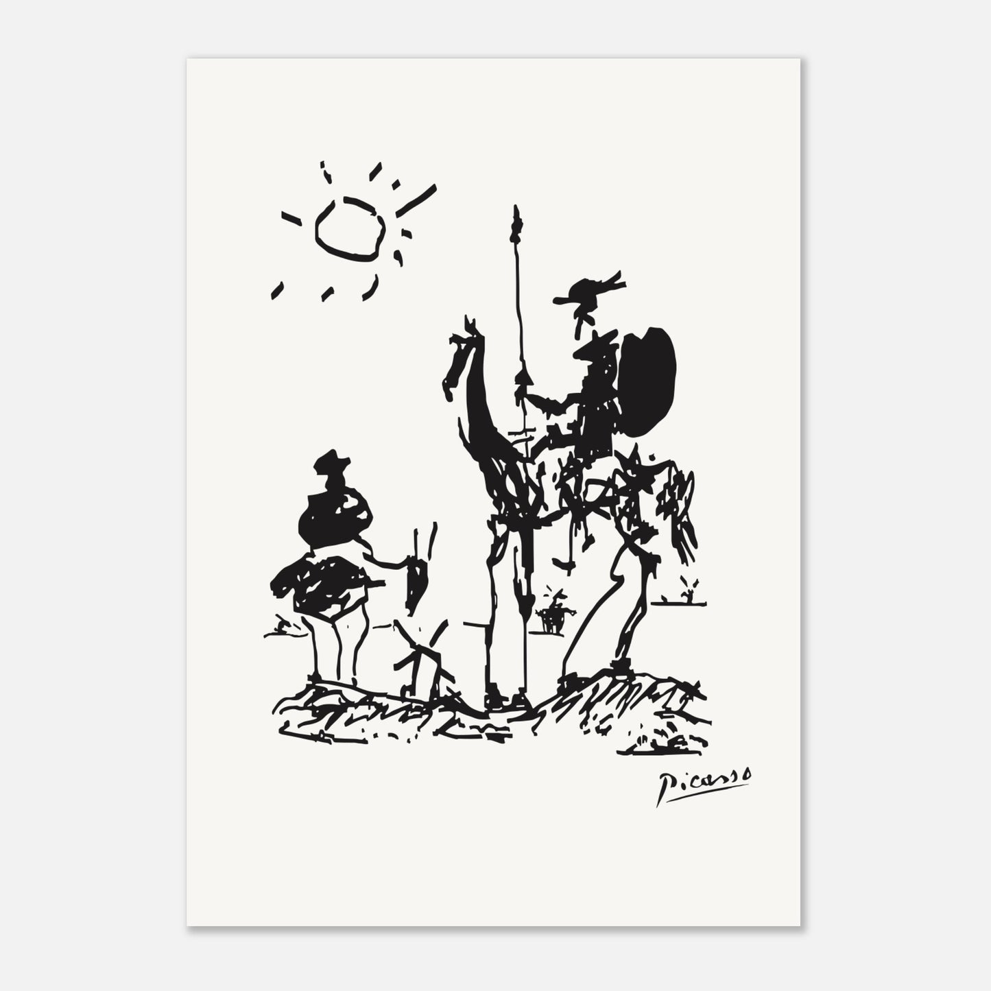 Pablo Picasso Don Quichotte 1955