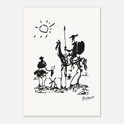 Pablo Picasso Don Quixote 1955