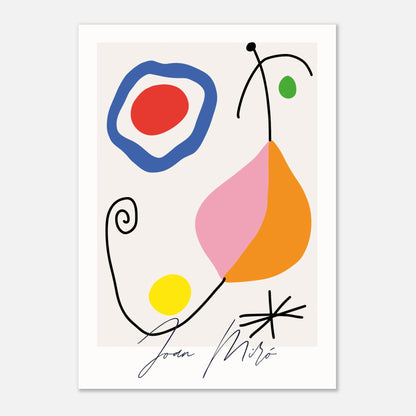 Joan Miró Kunstausstellung Minimalist III