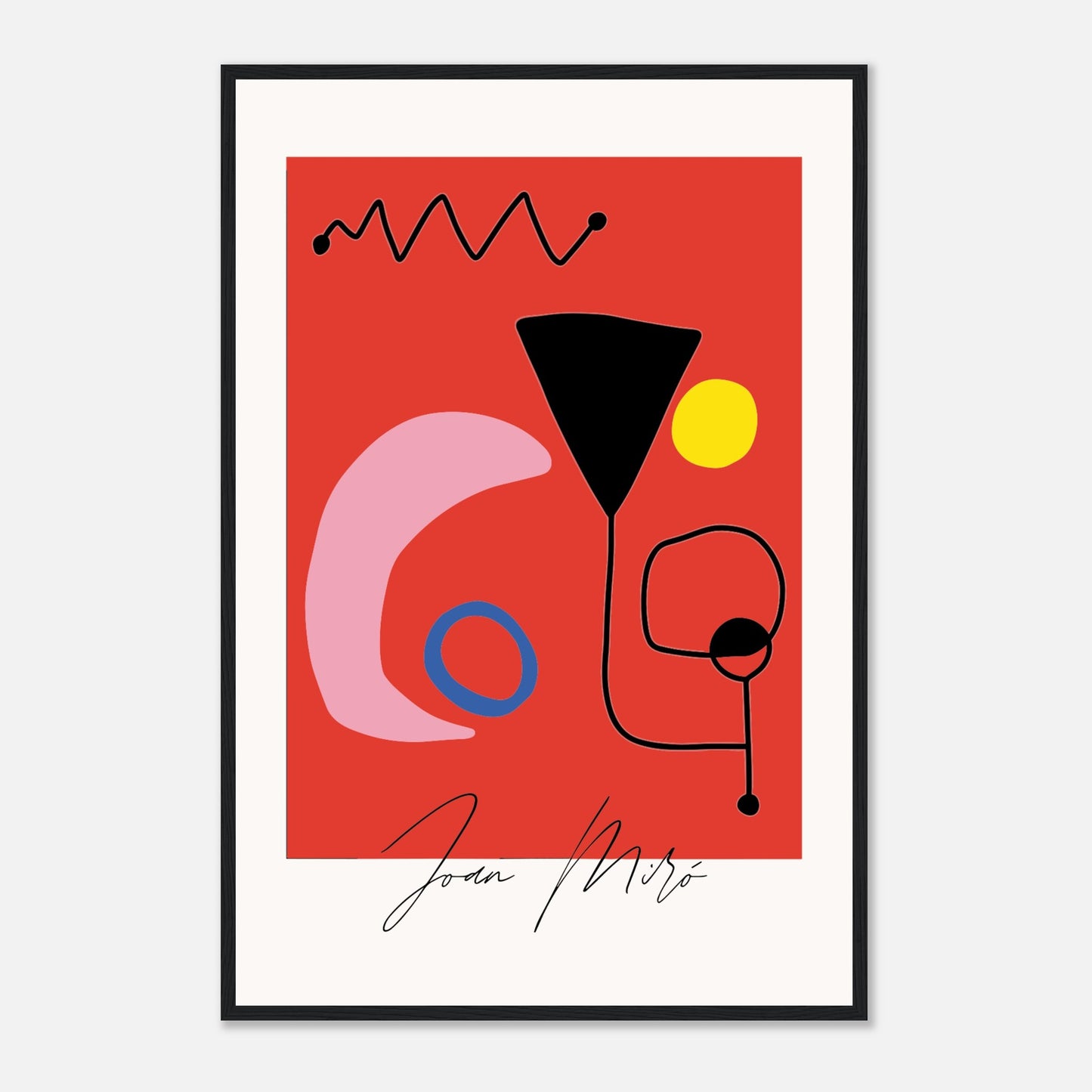 Joan Miró Kunstausstellung Minimalist VI