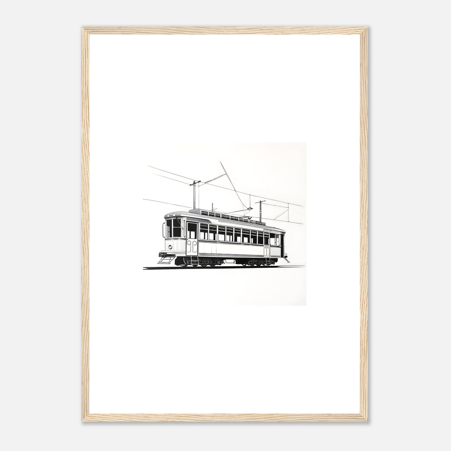 European Tram Detailed Drawing II