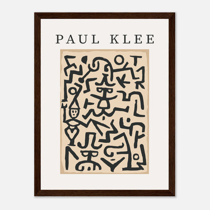 Prospectus des comédiens de Paul Klee 