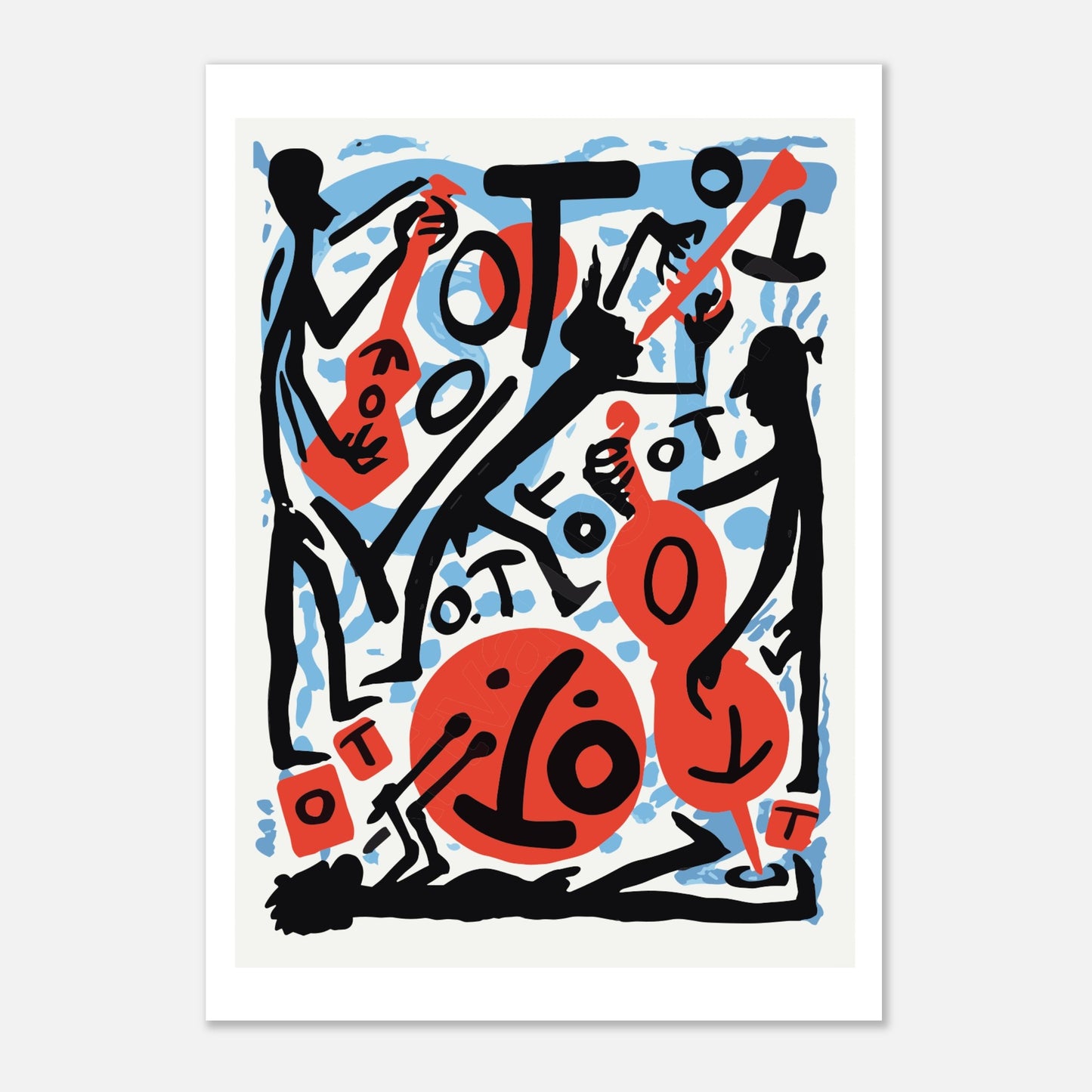 Jazz de AR Penck, 1989