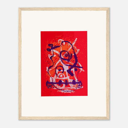 Joan Miró's Chevauchée - Rouge Violet, 1969