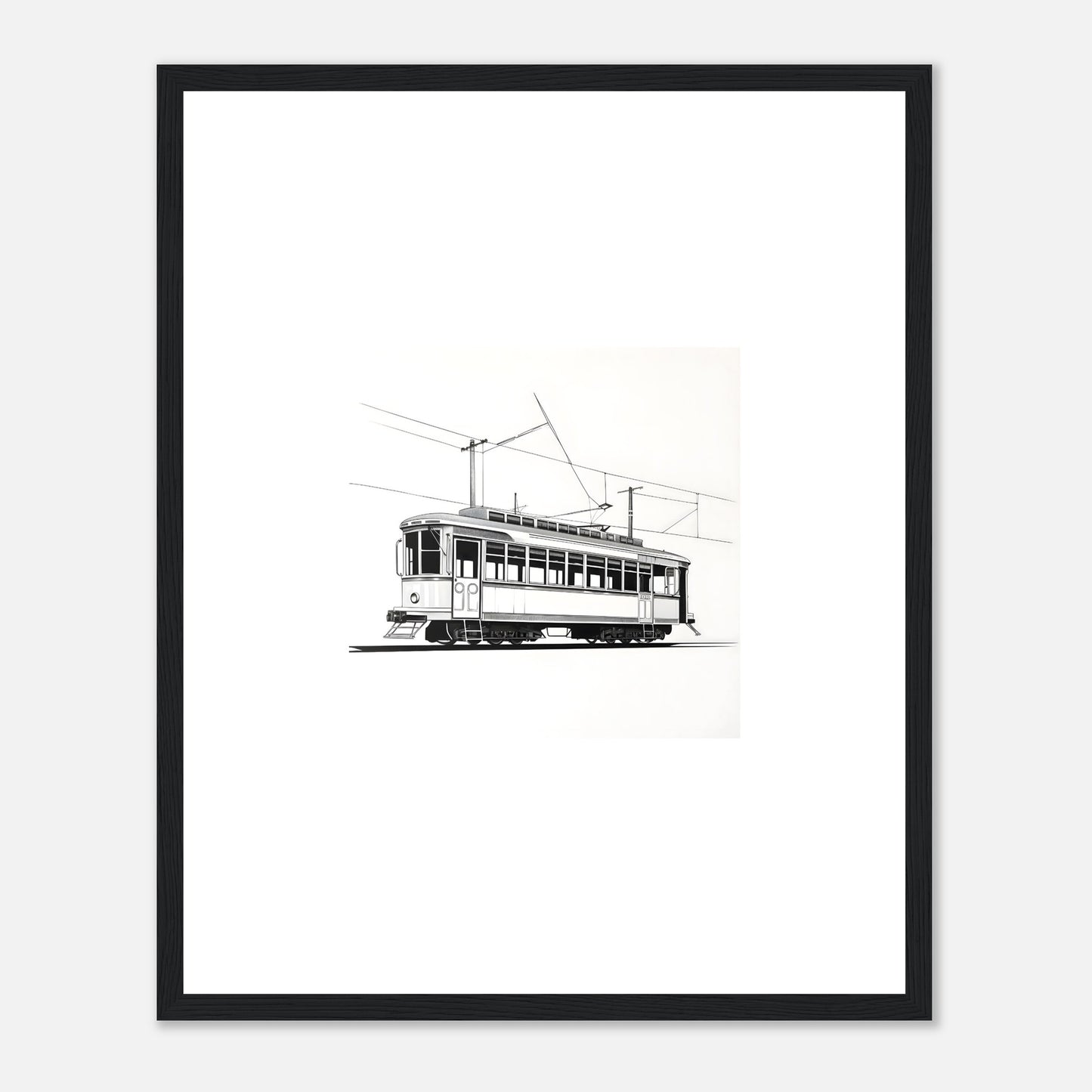 European Tram Detailed Drawing II