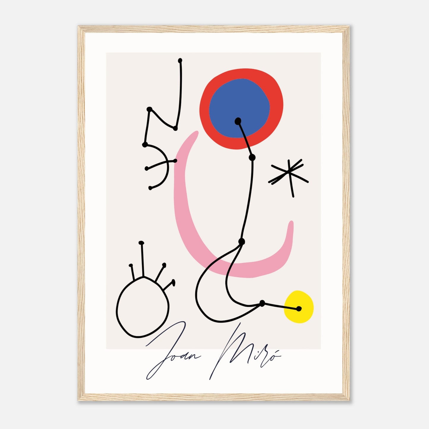 Joan Miró Kunstausstellung Minimalist V