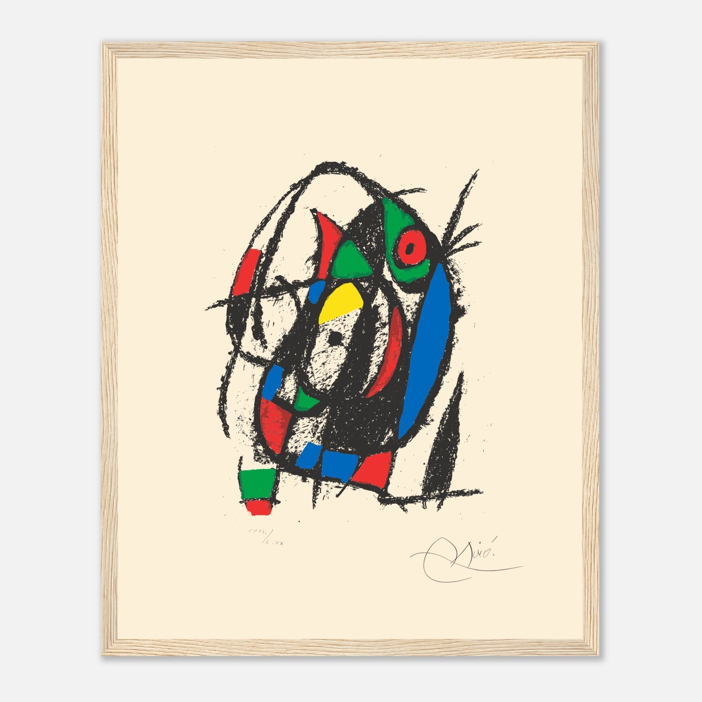 Joan Miró Plate V 1975