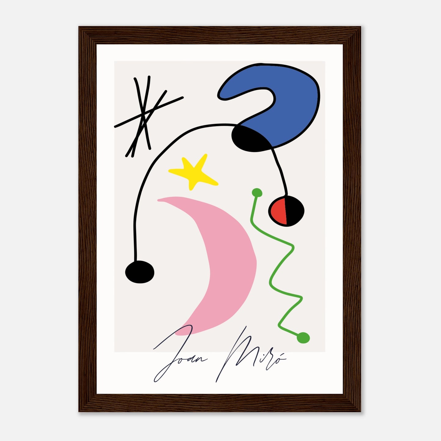 Joan Miró Art Exhibition Minimalist II