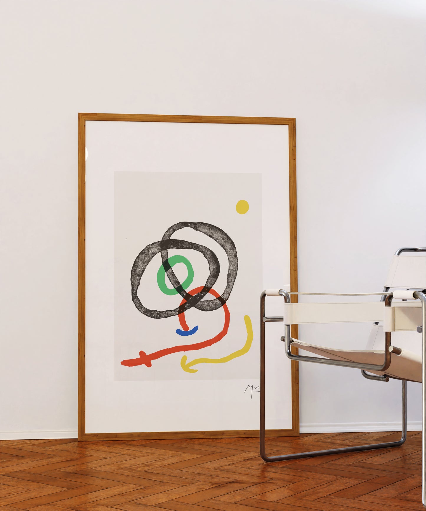 Joan Miró Swirl, 1967