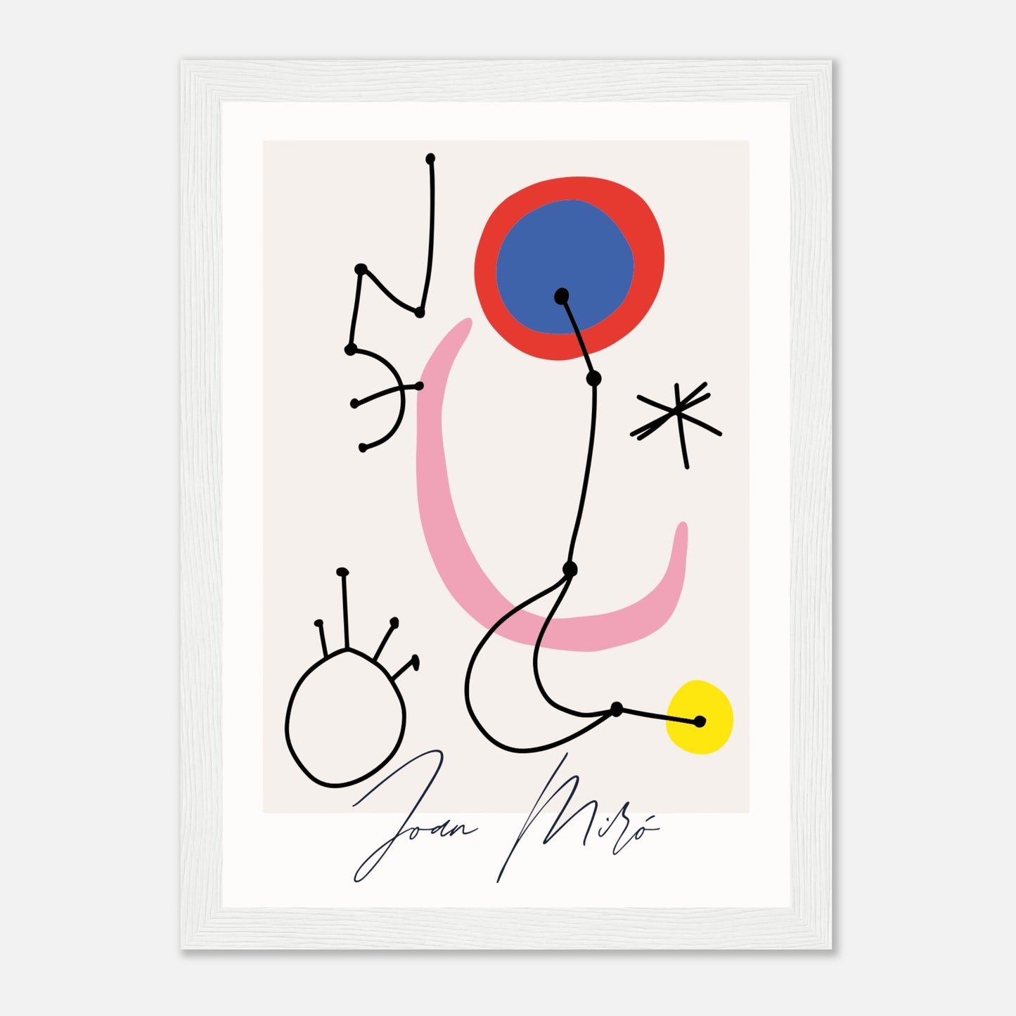 Joan Miró Kunstausstellung Minimalist V