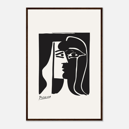 Reproduction du baiser 1979 de Picasso