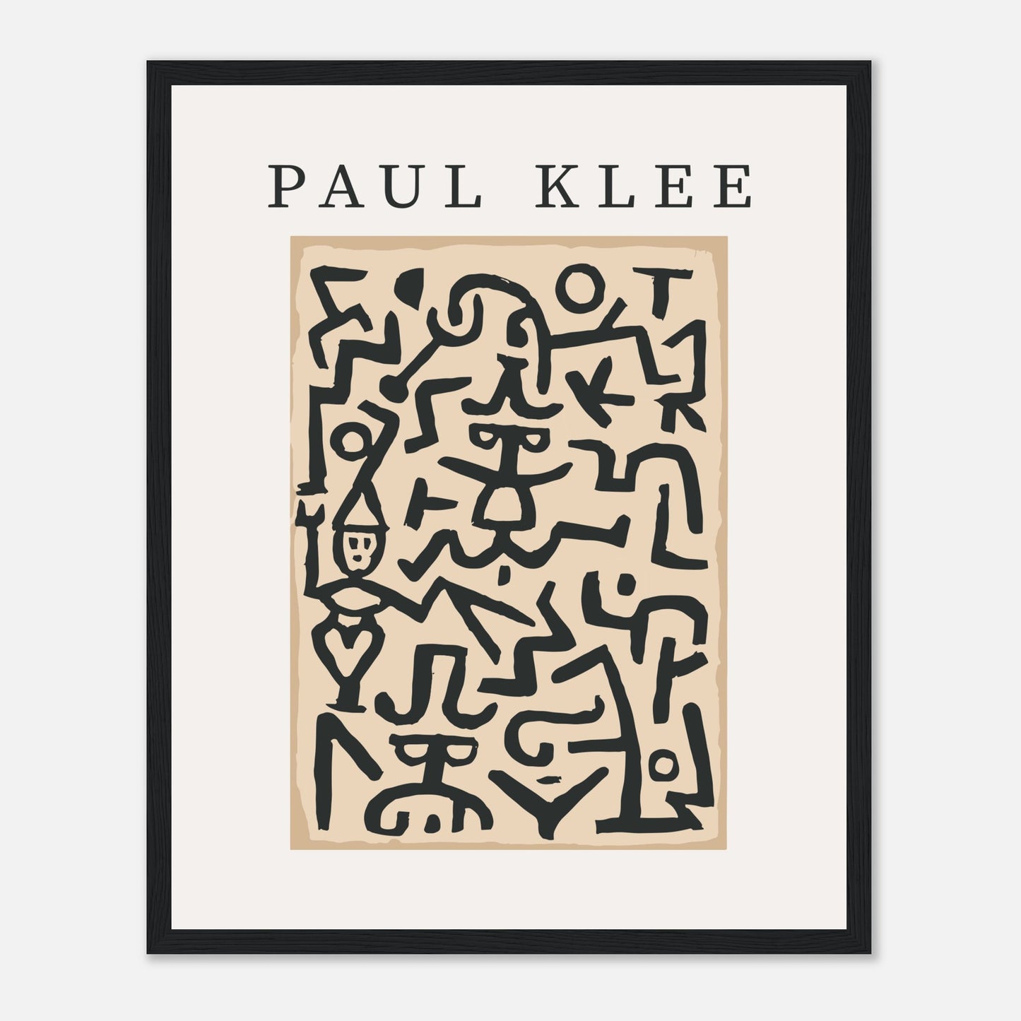 Paul Klee Komiker-Flugblatt 