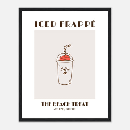 Iced Frappé: Ein Strandkaffee-Genuss