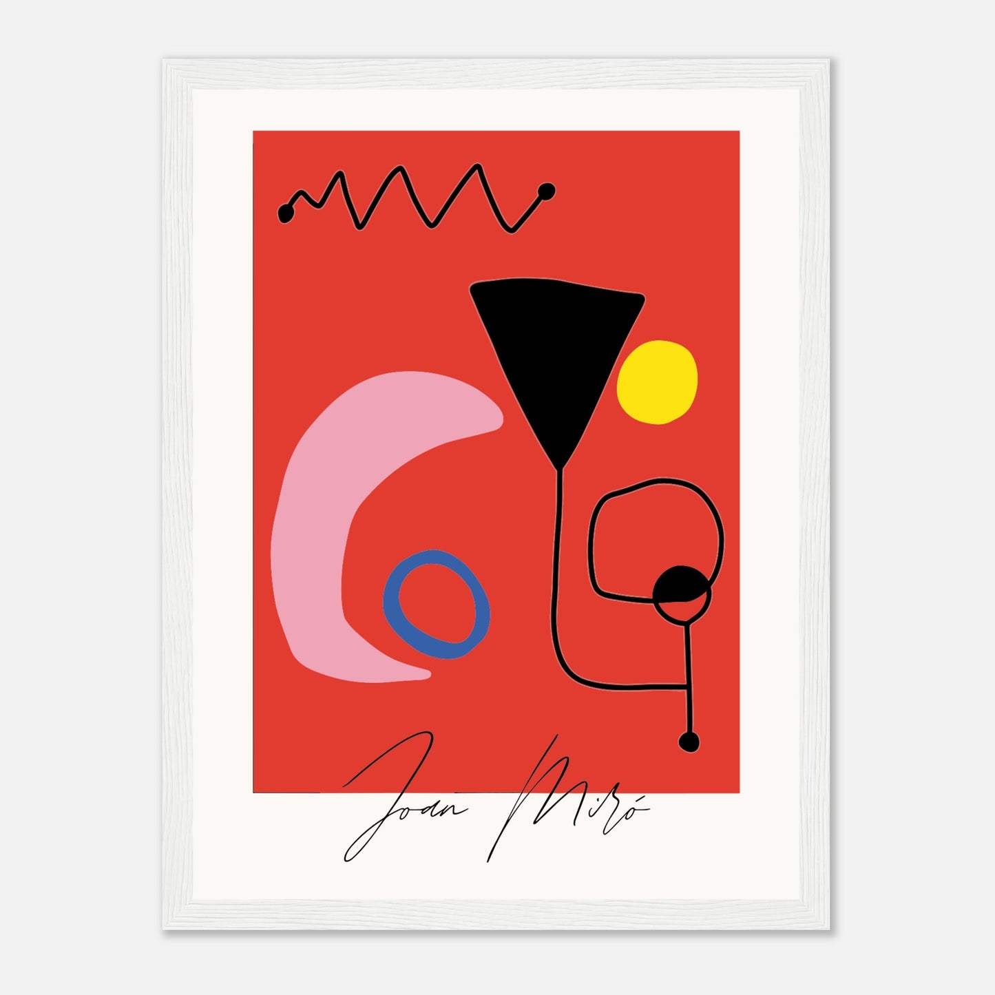 Joan Miró Kunstausstellung Minimalist VI