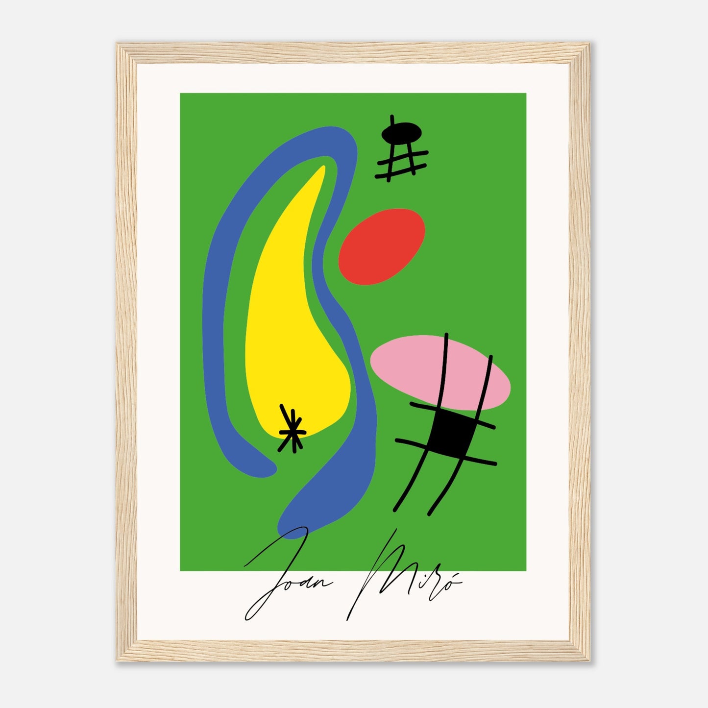 Joan Miró Kunstausstellung Minimalist VIII