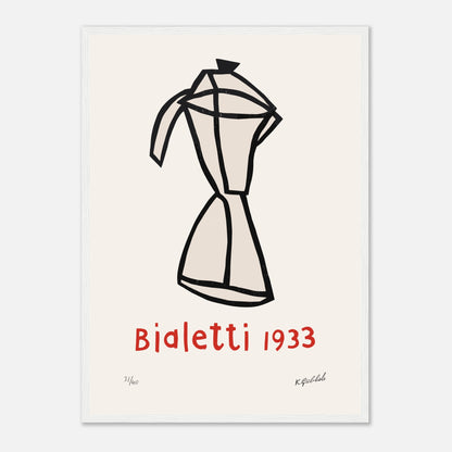 Bialetti 1933 par Klaas Gubbels, représentation originale