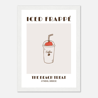 Iced Frappé: Ein Strandkaffee-Genuss