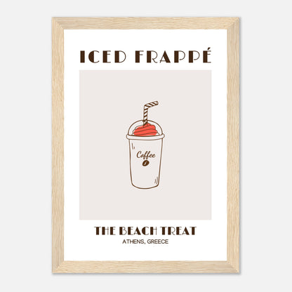 Frappé glacé : un régal au café de plage