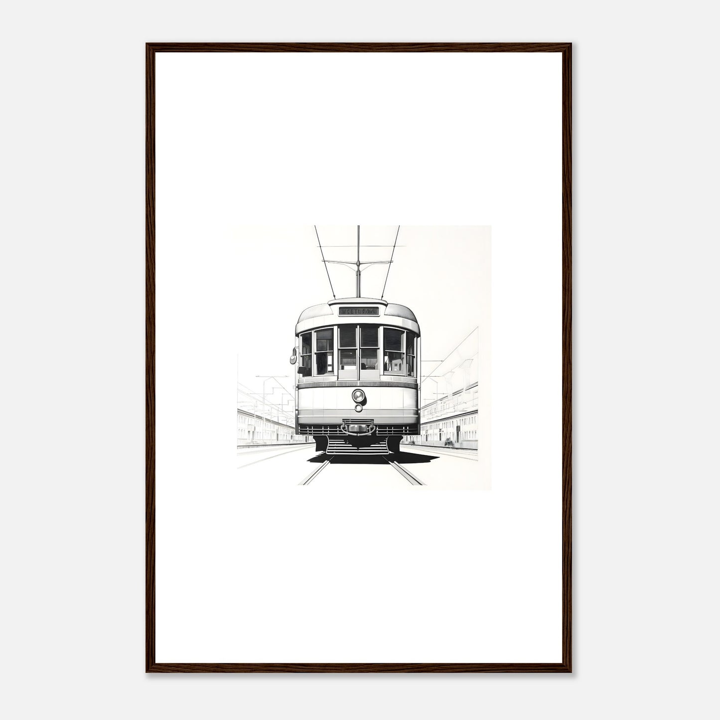 European Tram Detailed Drawing