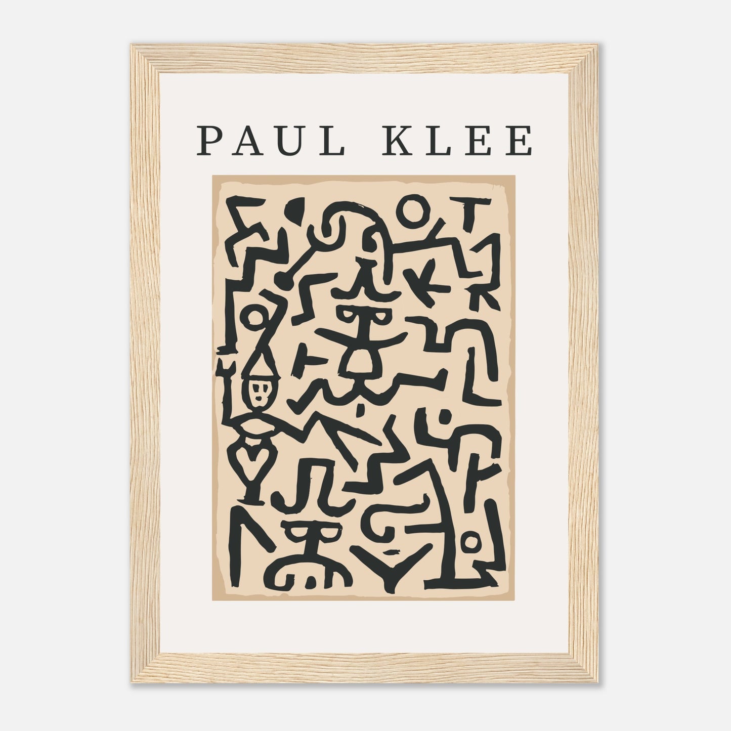 Paul Klee Komiker-Flugblatt 