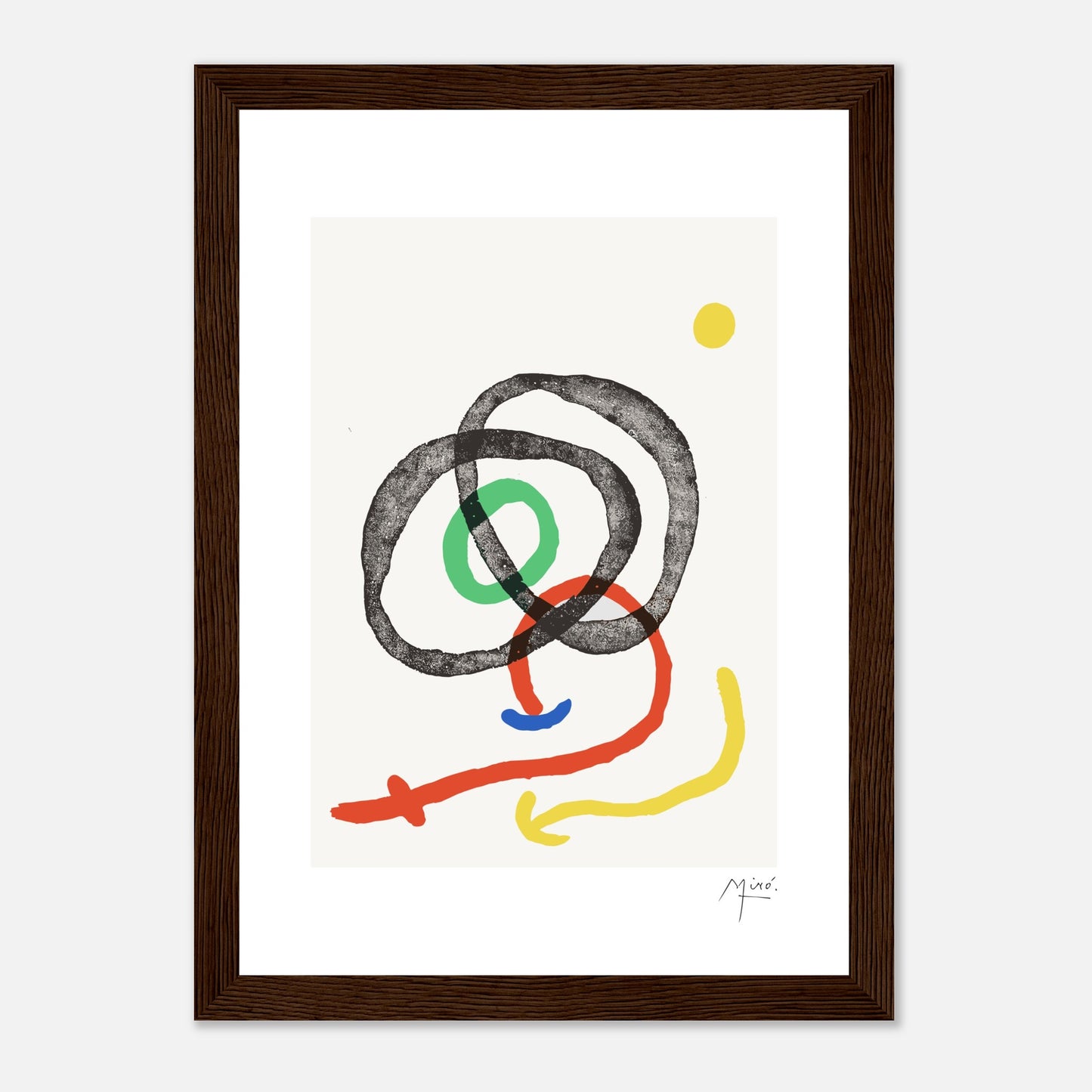 Joan Miró Swirl, 1967