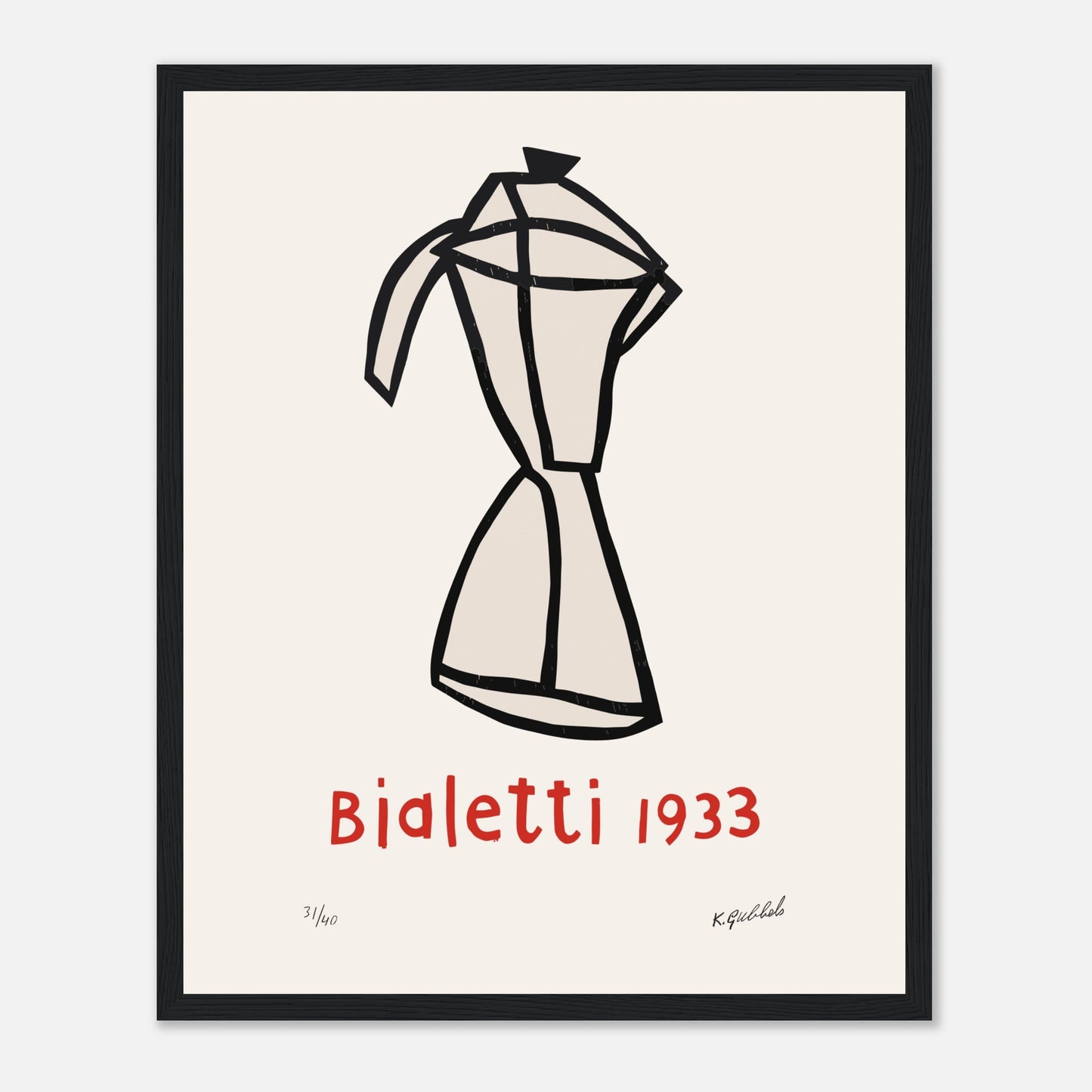 Bialetti 1933 by Klaas Gubbels, Original Representation