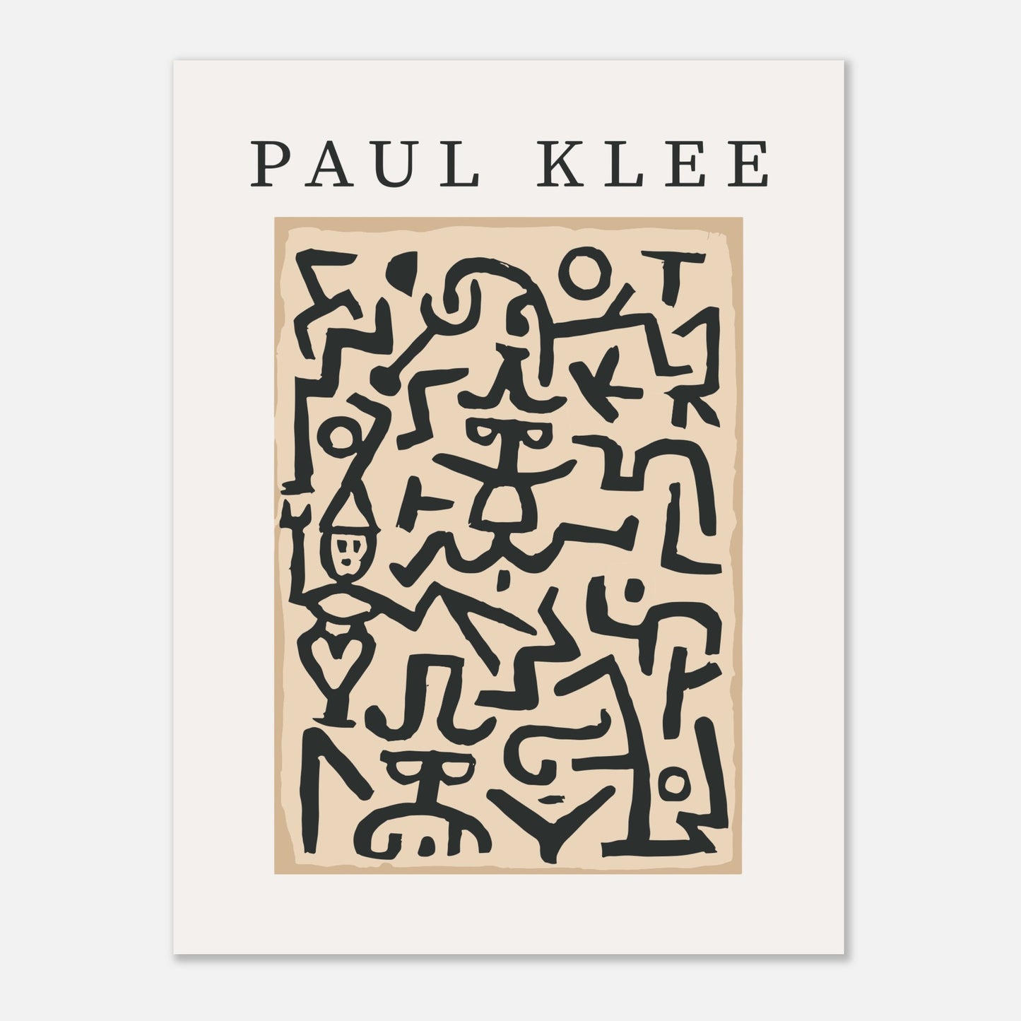 Paul Klee Comedians' Handbill