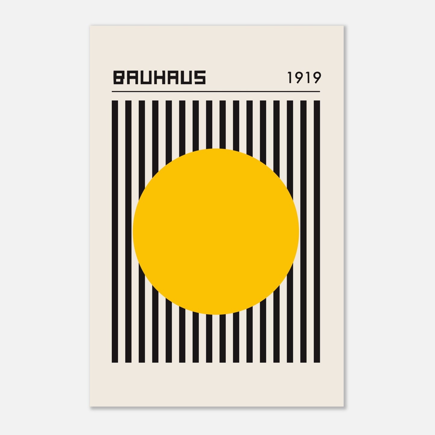 Bauhaus, O nascer do sol, 1919 