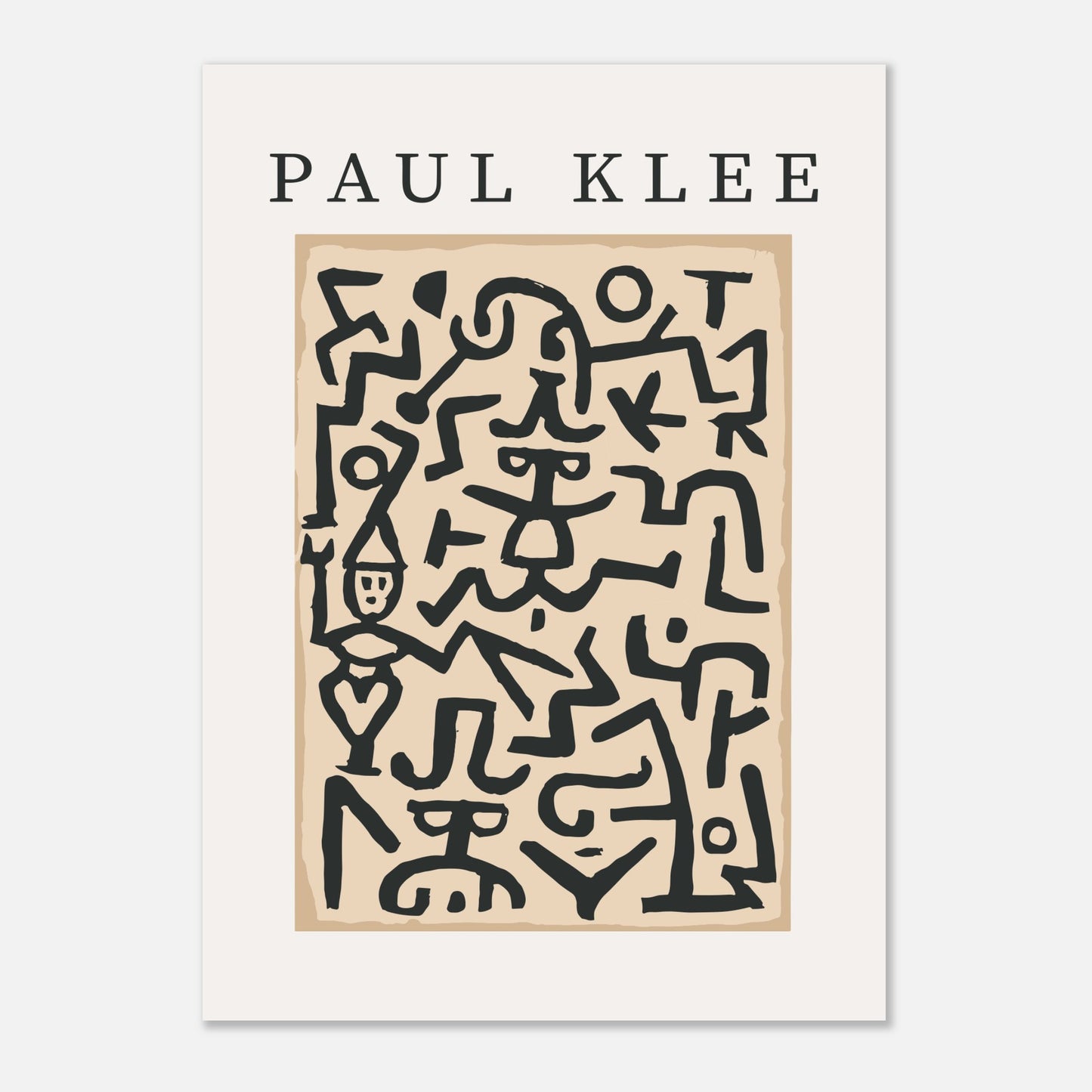 Paul Klee Komiker-Flugblatt 