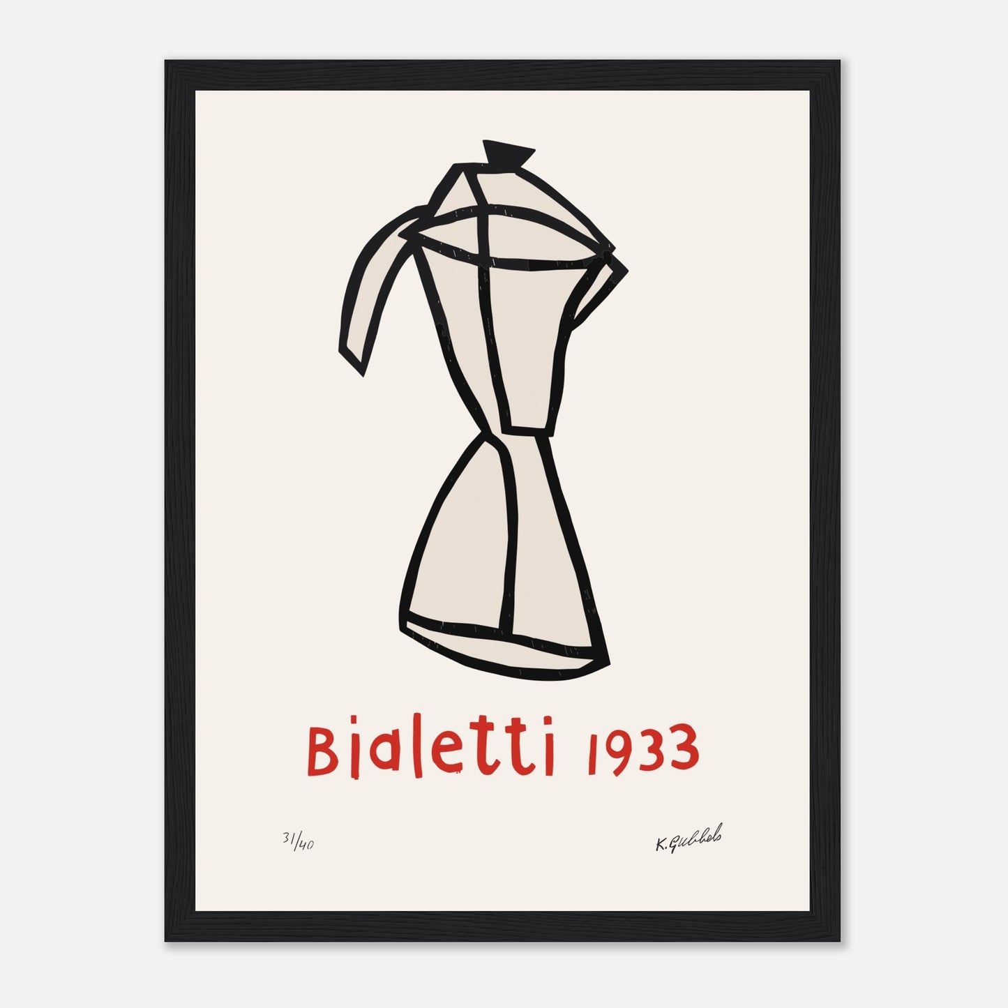 Bialetti 1933 by Klaas Gubbels, Original Representation