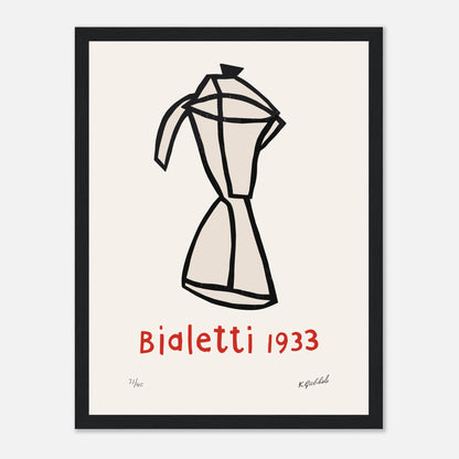 Bialetti 1933 par Klaas Gubbels, représentation originale