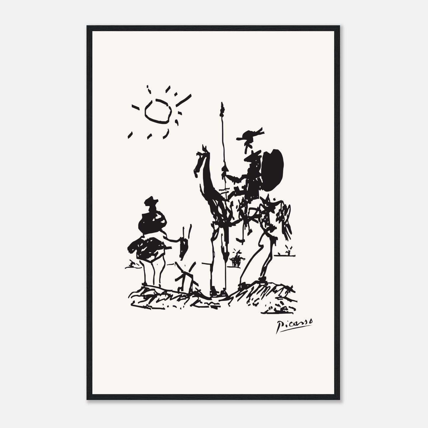 Pablo Picasso Dom Quixote 1955