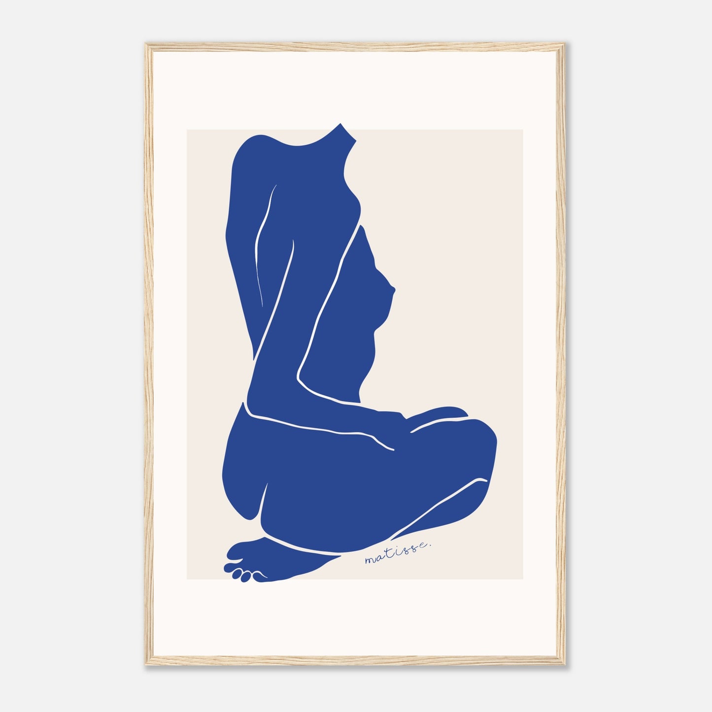 Henri Matisse Nu Bleu Dos de femme II