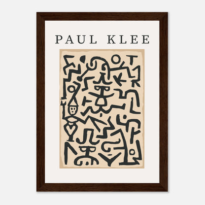 Prospectus des comédiens de Paul Klee 