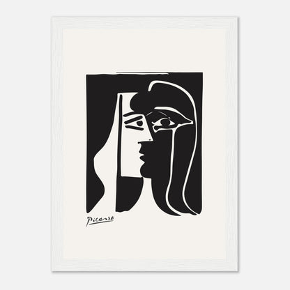 Reproduction du baiser 1979 de Picasso