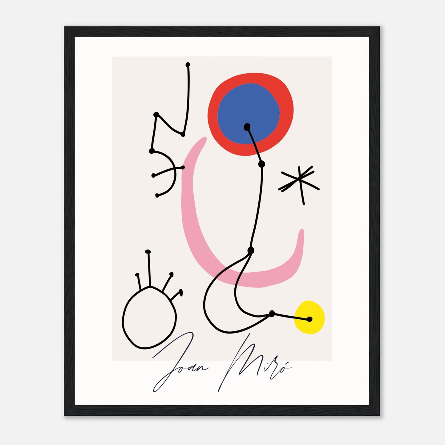 Joan Miró Kunstausstellung Minimalist V