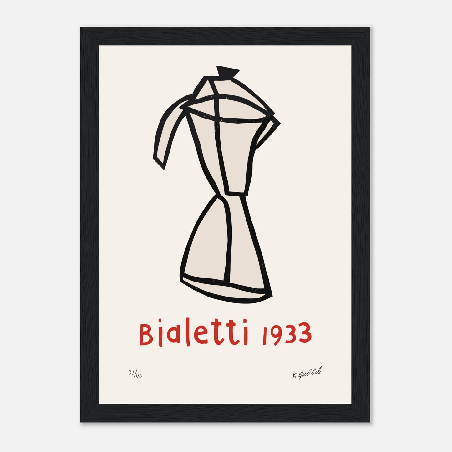 Bialetti 1933 de Klaas Gubbels, Representação Original