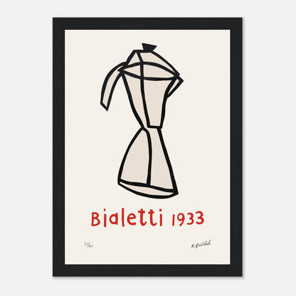 Bialetti 1933 par Klaas Gubbels, représentation originale