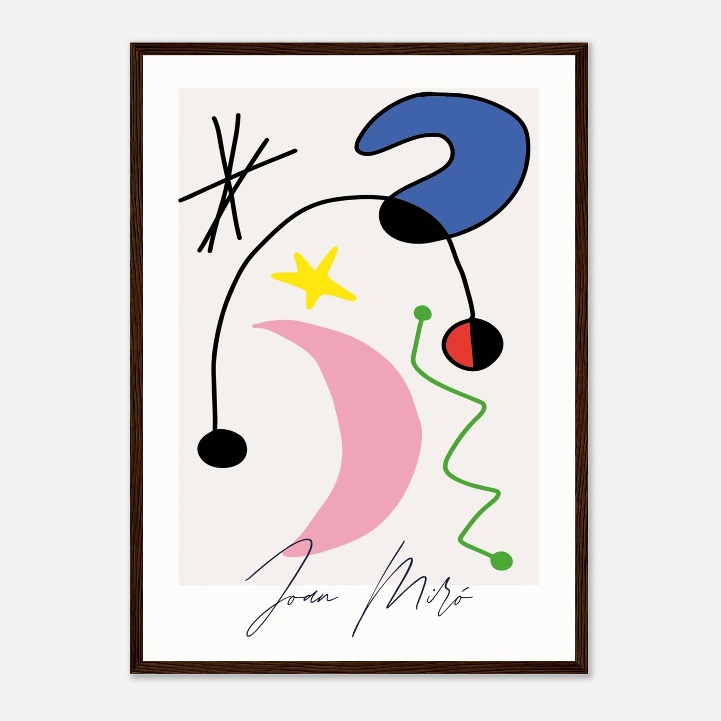 Joan Miró Kunstausstellung Minimalist II