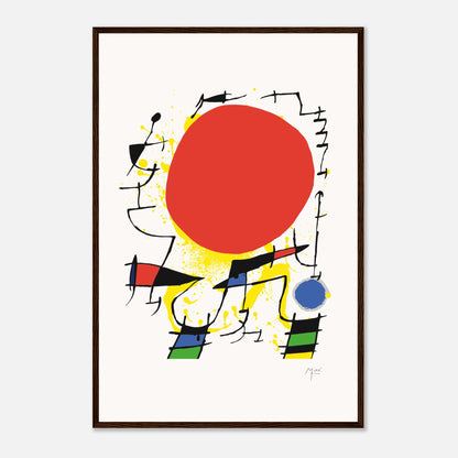 Joan Miró Le Soleil Rouge