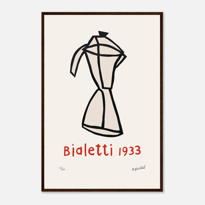 Bialetti 1933 von Klaas Gubbels, Originaldarstellung