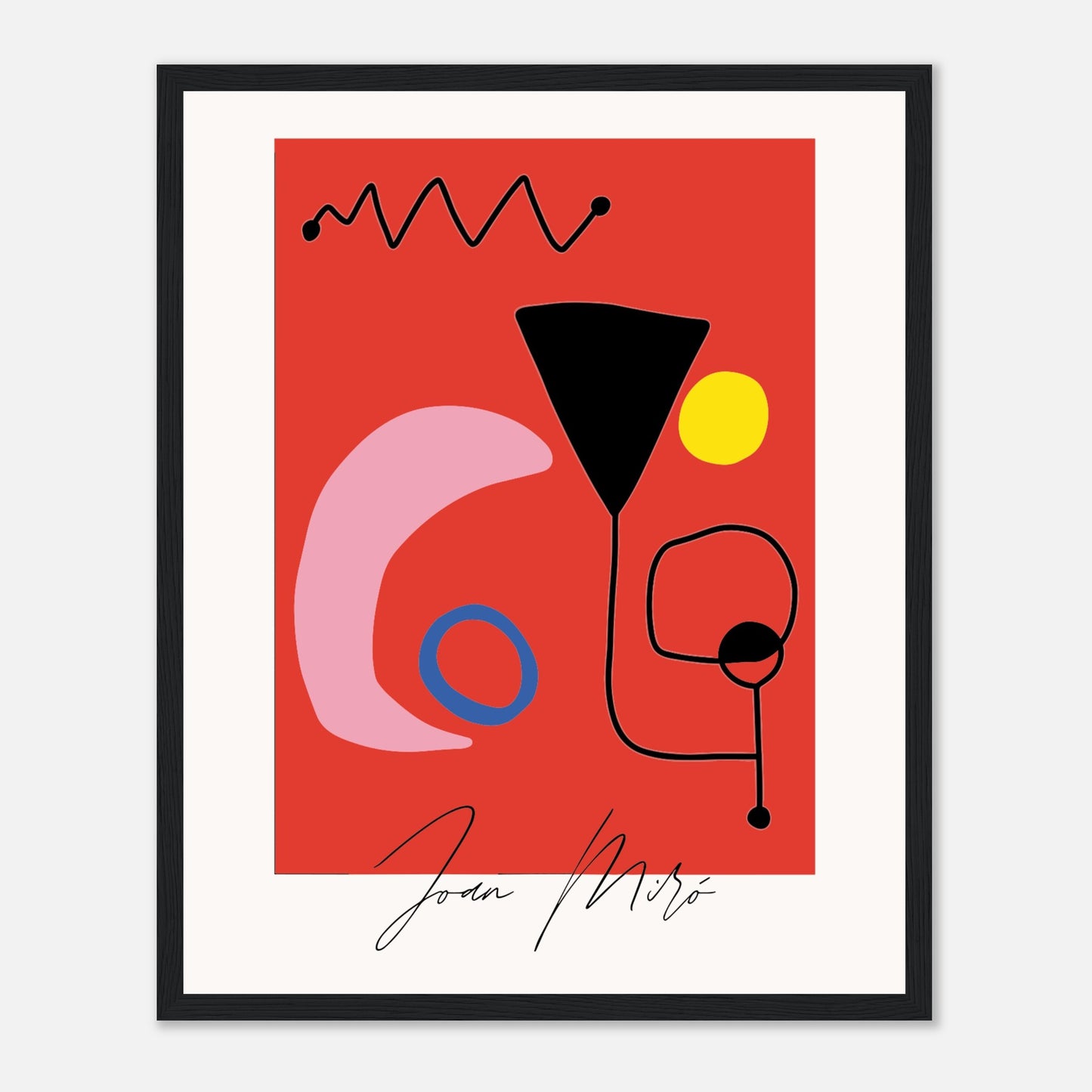 Joan Miró Kunstausstellung Minimalist VI