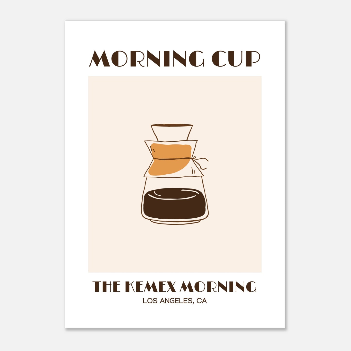 Morning cup: The Kemex morning coffee