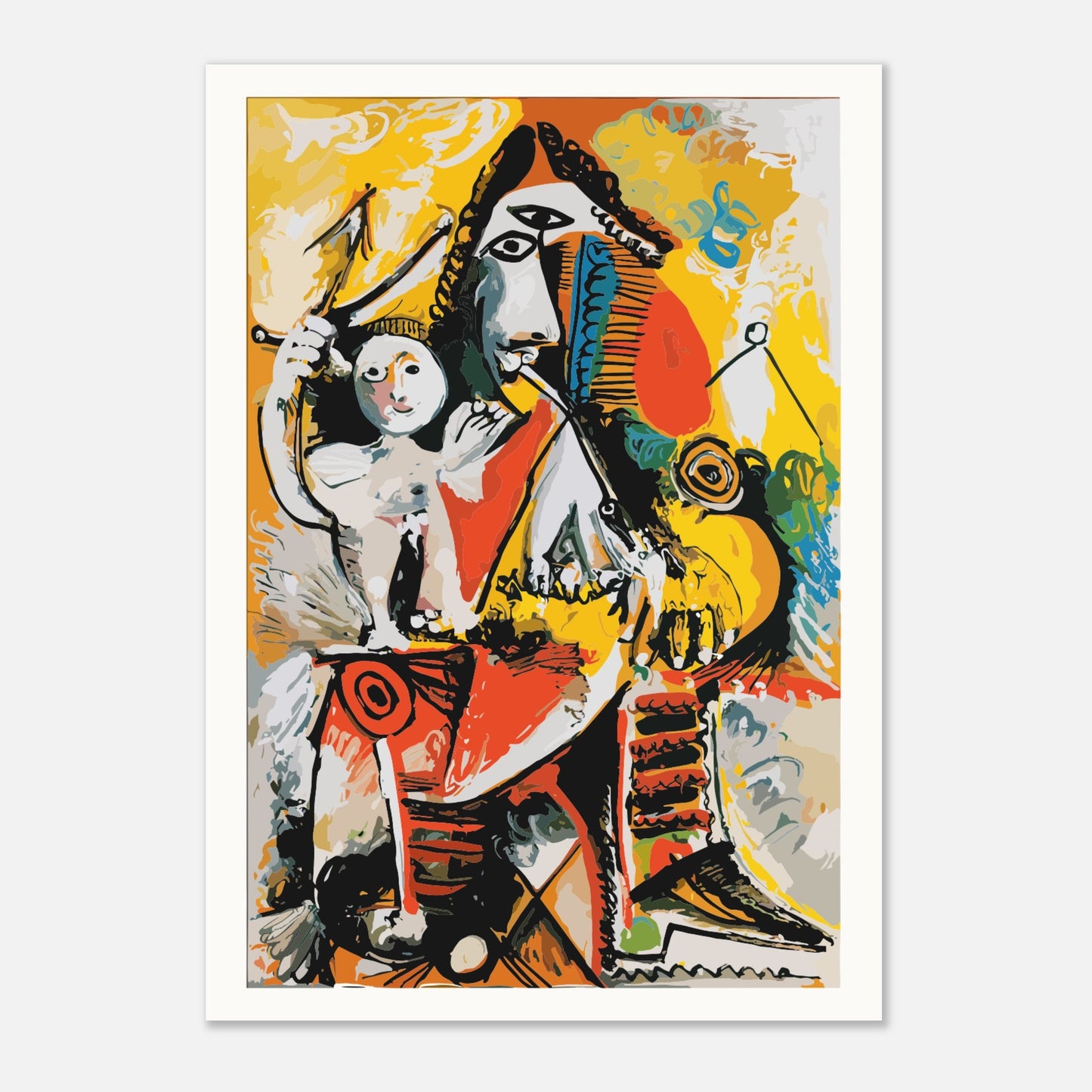 Pablo Picasso Musketeer and Cupid